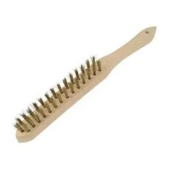 Le moins cher ⭐ BROSSE EN FILS DE LAITON 2 RANGÉES BRÜDER MANNESMANN ?