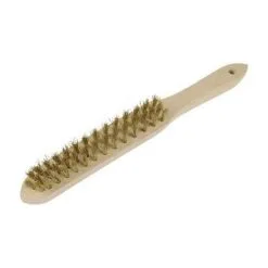 Meilleure affaire ? BROSSE EN FILS DE LAITON 3 RANGÉES BRÜDER MANNESMANN ?