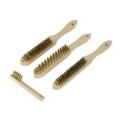Vente flash ? ASSORTIMENT DE BROSSES MÉTALLIQUES 4 PIÈCES BRÜDER MANNESMANN 41920 ?