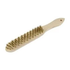 Meilleure affaire ? BROSSE EN FILS DE LAITON 4 RANGÉES BRÜDER MANNESMANN ✔️