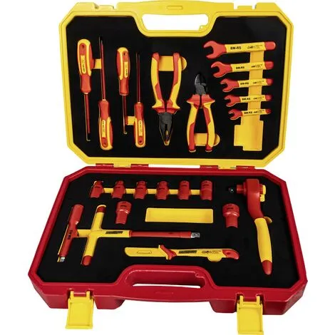 Remise ? BRÜDER MANNESMANN Jeu D'outils Brüder Mannesmann M11212 VDE 24 Pièces Q260292 ⭐ 4 Remise ? BRÜDER MANNESMANN Jeu D'outils Brüder Mannesmann M11212 VDE 24 Pièces Q260292 ⭐ – Image 4