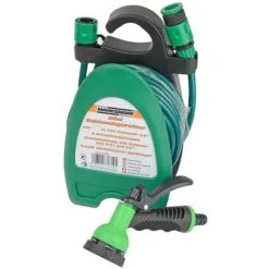 Meilleure affaire ✨ BRÜDER MANNESMANN Ensemble De Mini Tuyau D'arrosage 10 M Brüder Mannesmann - Vert ❤️
