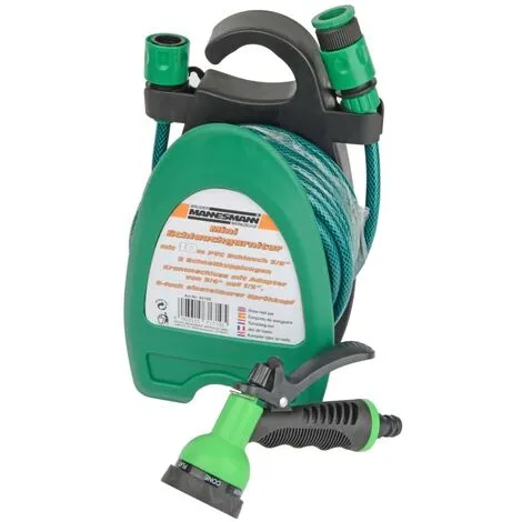 Meilleure affaire ✨ BRÜDER MANNESMANN Ensemble De Mini Tuyau D'arrosage 10 M Brüder Mannesmann - Vert ❤️ 1 Meilleure affaire ✨ BRÜDER MANNESMANN Ensemble De Mini Tuyau D'arrosage 10 M Brüder Mannesmann - Vert ❤️