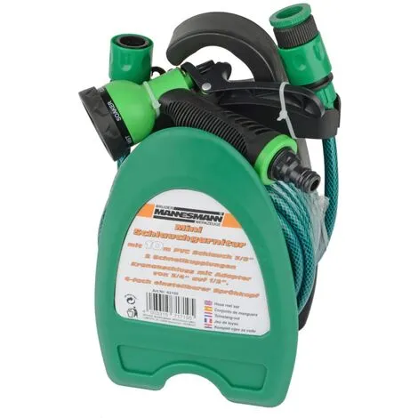 Meilleure affaire ✨ BRÜDER MANNESMANN Ensemble De Mini Tuyau D'arrosage 10 M Brüder Mannesmann - Vert ❤️ 2 Meilleure affaire ✨ BRÜDER MANNESMANN Ensemble De Mini Tuyau D'arrosage 10 M Brüder Mannesmann - Vert ❤️ – Image 2