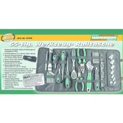 Meilleur prix ? BRÜDER MANNESMANN Pochette à Outils Enroulable 65 Pcs Brüder Mannesmann ? -BRÜDER MANNESMANN Soldes 28683257 3