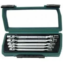 Nouveau ? BRÜDER MANNESMANN Kit De Clés à Cliquet Doubles 5 Pièces Brüder Mannesmann ?