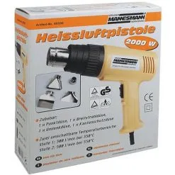 Promo ? BRÜDER MANNESMANN Décapeur Thermique 2000 W Brüder Mannesmann - Jaune ? -BRÜDER MANNESMANN Soldes 3597737 3