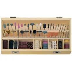Coupon ❤️ BRÜDER MANNESMANN Kit D'accessoires De Mini Meuleuse 200 Pièces Brüder Mannesmann ❤️