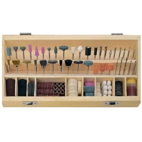 Coupon ❤️ BRÜDER MANNESMANN Kit D'accessoires De Mini Meuleuse 200 Pièces Brüder Mannesmann ❤️ 1 Coupon ❤️ BRÜDER MANNESMANN Kit D'accessoires De Mini Meuleuse 200 Pièces Brüder Mannesmann ❤️
