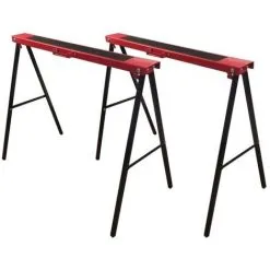 Meilleure vente ? BRÜDER MANNESMANN Tréteaux 2 Pcs Acier 70100 Brüder Mannesmann ?