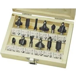 Meilleure affaire ? BRÜDER MANNESMANN Brüder Mannesmann M 545-012 Jeu De Fraises Carbure De Tungstène Diamètre De Tige 8 Mm ?