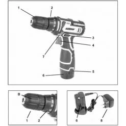 Grosses soldes ? BRÜDER MANNESMANN Perceuse Sans Fil 12 V 1,3 Ah Brüder Mannesmann ⭐ -BRÜDER MANNESMANN Soldes 52805414 3