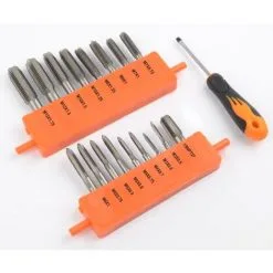 Le moins cher ? BRÜDER MANNESMANN Ensemble De Tarauds Et Matrices à Main 40 Pcs Brüder Mannesmann ✨ -BRÜDER MANNESMANN Soldes 71133363 4