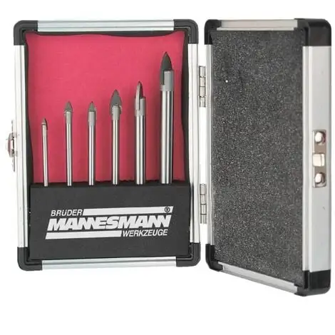 Acheter ✨ BRÜDER MANNESMANN Jeu De Forets Pour Verre 6 Pcs Acier 54806 Brüder Mannesmann ⌛ 1 Acheter ✨ BRÜDER MANNESMANN Jeu De Forets Pour Verre 6 Pcs Acier 54806 Brüder Mannesmann ⌛